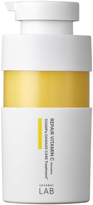 Unlabel V Repair Hair Treatment, 13.5 fl oz 400 ml, Made in Japan, Hair Care, Vitamin C Derivative, Beauty Serum, Moisturizing, Concentrated Care, Damage Repair, Glossy Hair