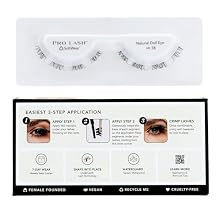 Pro Lash SoftWear Clean Girl Mini Lash Clusters Kit - Natural-Looking, Lightweight Lashes - 7-Day Cluster Eyelash Extensions - Waterproof Lashes Clusters - Single Set - Doll Eye No. 38