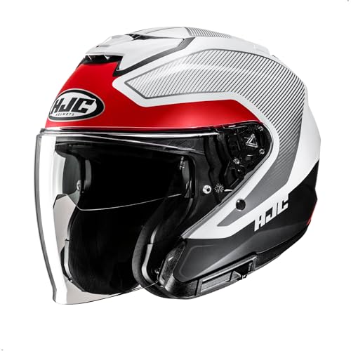 HJC i31 Tevis Open Face Motorcycle Helmet, DOT Approved MC1SF, Large