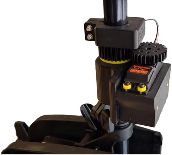 Trolling Motor Servo Steering Kit for Kayak or Boat: Control your trolling motor's steering wirelessly. Fits the Minn-kota C2 motor. Servo not included.