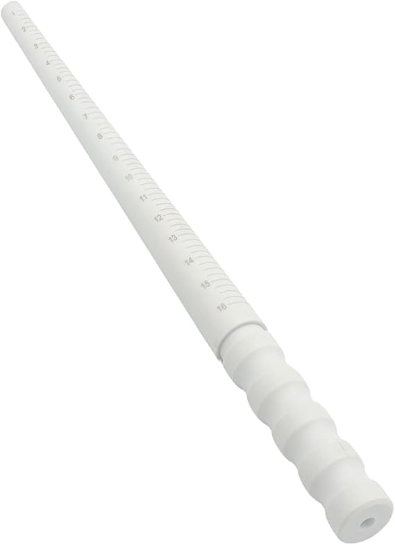 Durston 1512 Plastic Ring Mandrel Sizes 1-16 by 1/4 Sizes