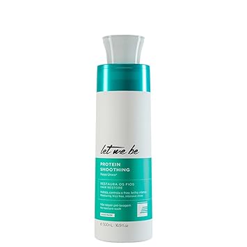 Let Me Be Hair Keratin Treatment Brazilian Protein Smoothing, Moisturizing, Frizz-Free, Intensive Shine in a Single Step. Effective 500ml/16.91oz for Straight, Lustrous Hair