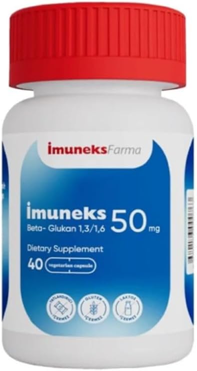 Imuneks Beta Glucan 50 mg 40 Capsules