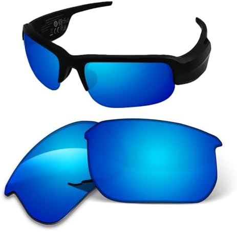 1.6MM Replacement Lenses Compatible With BOSE Tempo BMD0010 Sunglasses, Anti-Scratch and Impact Resistant