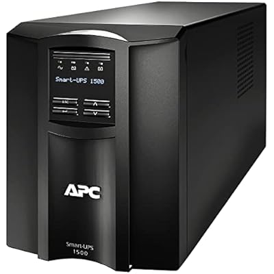 APC 1500VA Smart UPS with SmartConnect, SMT1500C Sinewave UPS Battery Backup, AVR, 120V, Line Interactive Uninterruptible Power Supply
