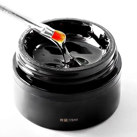 15ml Nail Art Nail Gel Rhinestone Glue Gel for Sticky Drill Adhesive Crystal Gems Jewelry Decor UV Nail Polish Gel Japanese Hard Nail No-Clean Fast Dry Seal Enhanced Drilling Adhesive