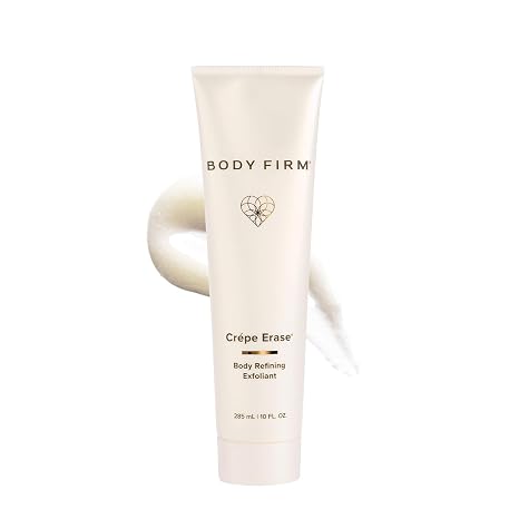 BODY FIRM Crepe Erase Body Refining Exfoliant, Gently Removes Dry Skin & Smooths Crepey Texture