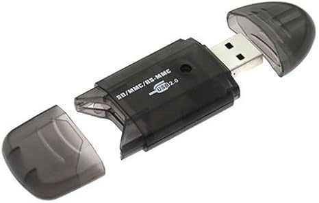 [3 Pack] eTECH Collection USB SDXC/SD/SDHC Memory Card Reader/Writer - Support SanDisk Kingston 256GB 128GB SDXC 32GB 16GB 8GB 4GB 2GB SDHC, SD, MMC, Ultra & Extreme SDHC (Card Reader ONLY) (Black)