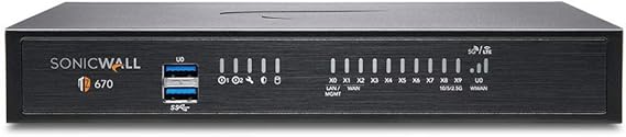 SonicWall TZ670 SecureUpgradePlus | 2YR Essential Edition | TZ670 Gen7 Firewall with 2 Year Essential Protection Service Suite | Wi-Fi Unit with Next-Gen Protection and Fast Networking (02-SSC-5659)