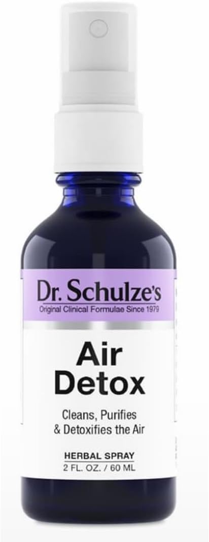 Dr. Schulze's Air Detox - Air Spray for Immune Support - Essential Oils - Uplifting, Calm Atmosphere - Fresh Home - Organic Herbal Formula - 4 oz