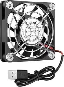 Fan 60mm Quiet USB Fan Small Cooler Cooling 6cm DC 5V Cooling Fan 60mmx60mmx10mm