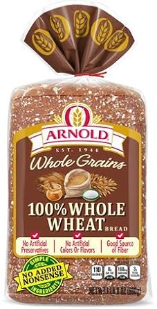 Arnold 100% Whole Wheat Bread Wide Pan Loaf 24 Oz