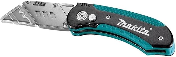 Makita Quick Change Folding Utility Knife with 10 Blades