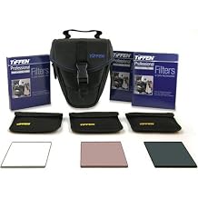 Tiffen 4 x 5.6 (4mm Thick) Digital Video Essentials Kit 3 - Clear, Ultra Circular Polarizer, and 812 Filters