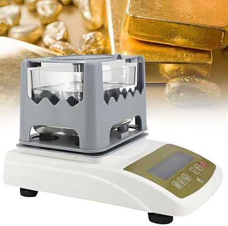 Gold Tester Machine - Precise Gold Purity Analyzer Meter, 0.001g/cm3 Accuracy, LCD Display for Gold & Silver K Value Testing, Precious Metal Analyzer - High Precision, Easy to Use