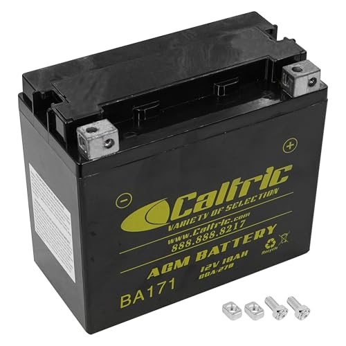Caltric Agm Battery Compatible with Yamaha Kodiak 400 Yfm400F Yfm-400F 4Wd 1996-2002