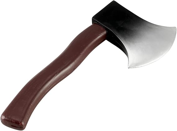 BinaryABC Halloween Toy Axe,Realistic Foam Axe Prop for Costume | Pu Material, Ideal For Cosplay,Masquerade Parties, And Carnivals. Perfect Scary Prop For Both Adults And Kids