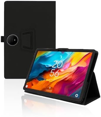 for TCL NXTPAPER 14 Tablet 14.3 Case, Folding Stand Protective Cover with Pencil Holder and Wrist Strap,Full Protection, Premium PU, Scratch Resistant for TCL NXTPAPER 14 2024 Black