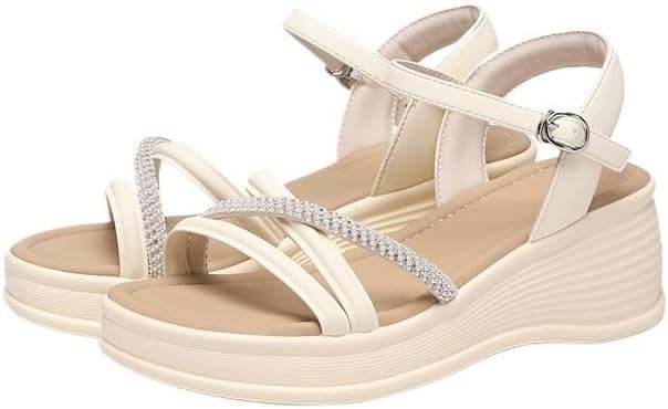 Womens Softsoled Versatile Sandals Thicksoled Shoes