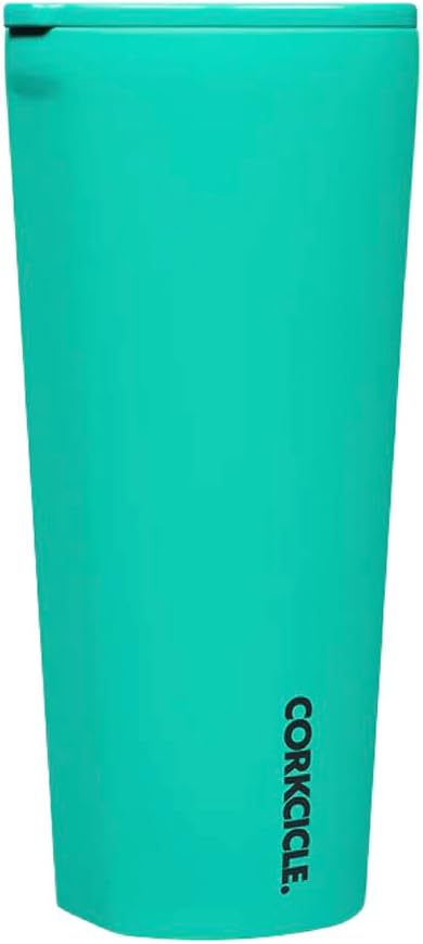 Corkcicle Insulated Tumbler with Sliding Lid, 24 oz, Neon Lights Kokomo