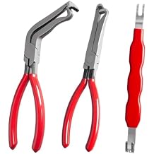 3PCS Electrical Disconnect Pliers, Upgrade Electrical Connector Pliers, Automotive Electrical Connector Removal Tool, Automotive Electrical Terminal Connector Separator Removal Tool for Cars