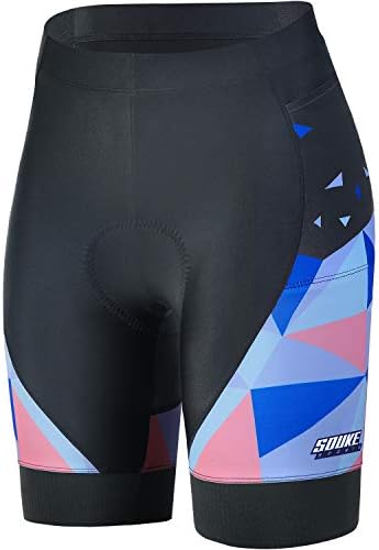 Cycling Shorts for Women Padded Bike Shorts with 3D Padding Biking Bicycle Shorts Pockets for Women