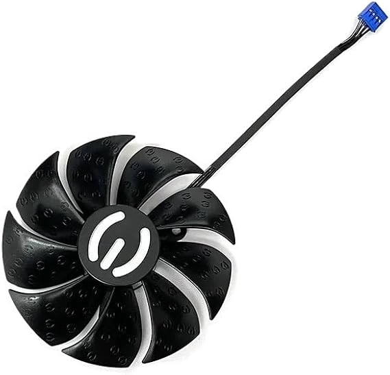[Replace Part] 87MM PLD09220S12H RTX3080 RTX3070 Graphics Card Fan Replacement for EVGA for GeForce RTX 3070 3080 TI 3090 FTW3 Cooler Fan(Black C-Fan)