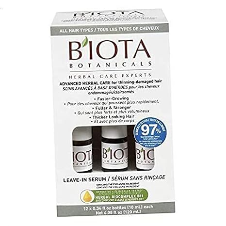 BOTANICALS ADVANCED HERBAL CARE LEAVE-IN SERUM,12 count,0.34 oz.4 pack