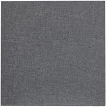 Ceiling Acoustic Tile 24"x24"x2" Sound Absorbing Drop Grid Panel For T-Bar Drop Ceiling Noise Reduction (Charcoal)