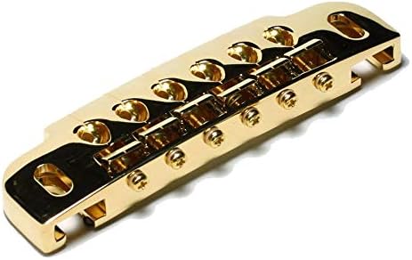 Gotoh 510UB Wraparound Guitar Bridge with Studs, Gold