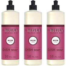 Mrs. MEYER'S Clean Day Liquid Dish Soap, Mum, 16 Fl Oz. (Pack of 3)