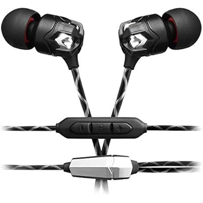 V-MODA Zn In-Ear Modern Audiophile Headphones with 3 Button Remote and Microphone