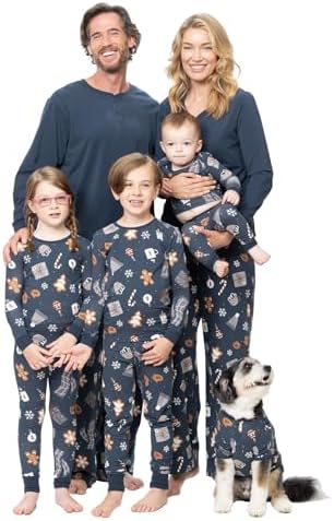 PajamaGram Christmas Pajamas For Family - Family Pajamas Matching Sets, Pets MD