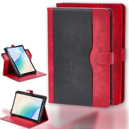 Case Compatible for Honor Pad GT Pro 12.3-inch Tablet Case 360 Degree Rotation Multi-Viewing Angels PU Leather Stand Folio Cover Camera can be Used Red