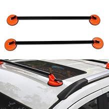 36 Inch Universal Roof Rack Cross Bars, Suction Cup Mount Car Rooftop Cargo Luggage Carrier, Trucks Steel Crossbars Rack for SUV Vehicles