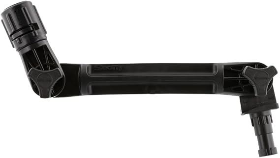 Scotty #429 Extended Gear Head Adapter , BLACK | Fishing Accessory, Heavy-Duty Nylon, Kayak Accessories, Rod Holder Extender