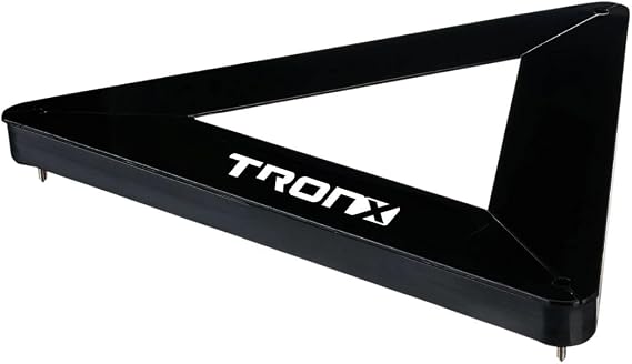 TronX Hockey Extreme Triangle Passer - Heavy-Duty Steel Puck Rebounder for One-Timers, Improves Passing, Shooting, and Stickhandling Skills, Use On and Off The Ice, Offers Three 22 Inch Passing Slots