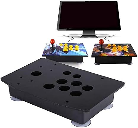 DIY Joysticks Arcade Game Controller Panel und Gehäuse Classical Game Controller DIY Set mit starken Saugnapf Kits Ersatz