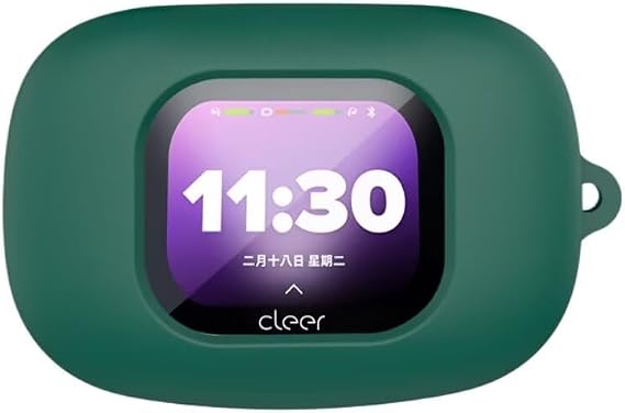 FTRONGRT Case Compatible with Cleer ARC 6, Anti-Scratch, Shockproof, Soft Silicone, Bluetooth Earphone Cover.Dark Green