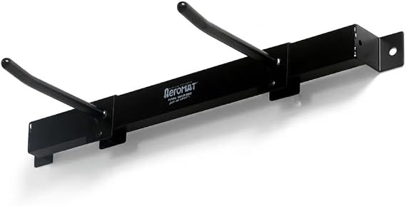 Adjustable Hanging Mat Rack - holds up to 23" wide eyelet mats, holds up to 10 1/2" thick mats (mats sold separately/mounting hardware not included, please see description below)