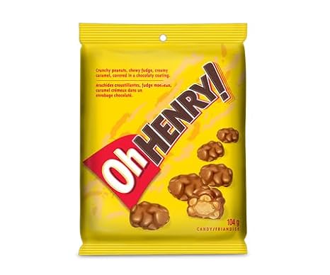 Oh Henry Chocolate Bites Peg Bag 104g3.7oz