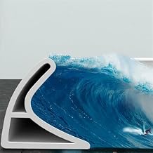 Shower Water Dam, Collapsible Shower Water Guard, Water Dam Barrier, Shower Threshold Water Stopper, Threshold for Wet and Dry Water Separation, Water Stopper