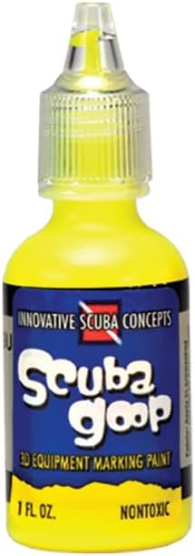 Innovative Scuba Goop Super Adhesive Raised Marker Paint (Neon Yellow)