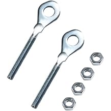 2 PCS Chain Axle Adjuster, 12.6mm M8 Chain Tensioner Compatible with 50cc 70cc 90cc 110cc 125cc ATV, Wheel Axle Adjuster for 4 Wheeler Quad Dirt Bike, Motorcycle Accessories