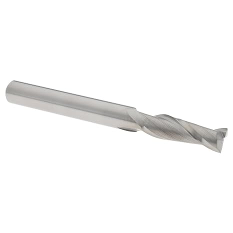 Hertel Square End Mill: 5.00 mm Dia, 16.00 mm LOC, 2 Flute, Solid Carbide - 51.00 mm OAL, 5.00 mm Shank Dia, 30 deg Helix, Bright/Uncoated Finish