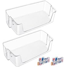 [2 PACK] UPGRADED DA63-09775A DA97-20984A Refrigerator Door Bin Replacement Compatible with Samsung Refrigerator Door Shelf Right Samsung Refrigerator Door Bin RF27T5201SR, RF28T5001SR, RF27T5241SR