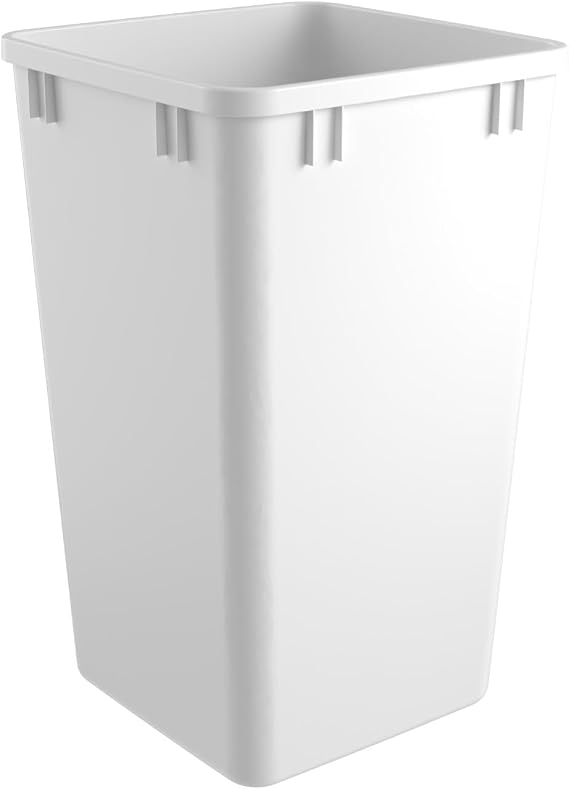 Rev-A-Shelf 27 qt. White Polymer Replacement Waste Container Pullouts