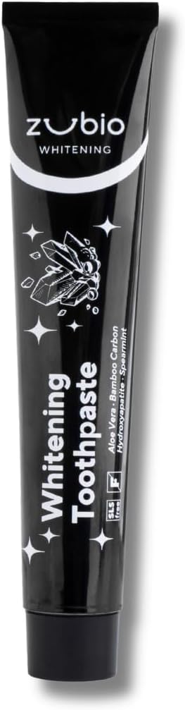 Zubio Activated Carbon Whitening Toothpaste, 75 gr