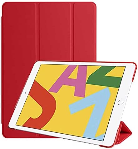 Nevarium Samsung Galaxy T290 Tab A 8 inç Tablet Uyumlu Kılıf Smart Cover Standlı Slim Tablet Uyumlu Kılıfı - Kırmızı