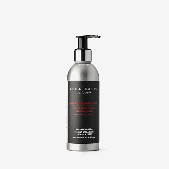 Acca Kappa Barber Shop Collection Beard Conditioner Nourishing Mint Formula with Moringa and Botanical Extracts
